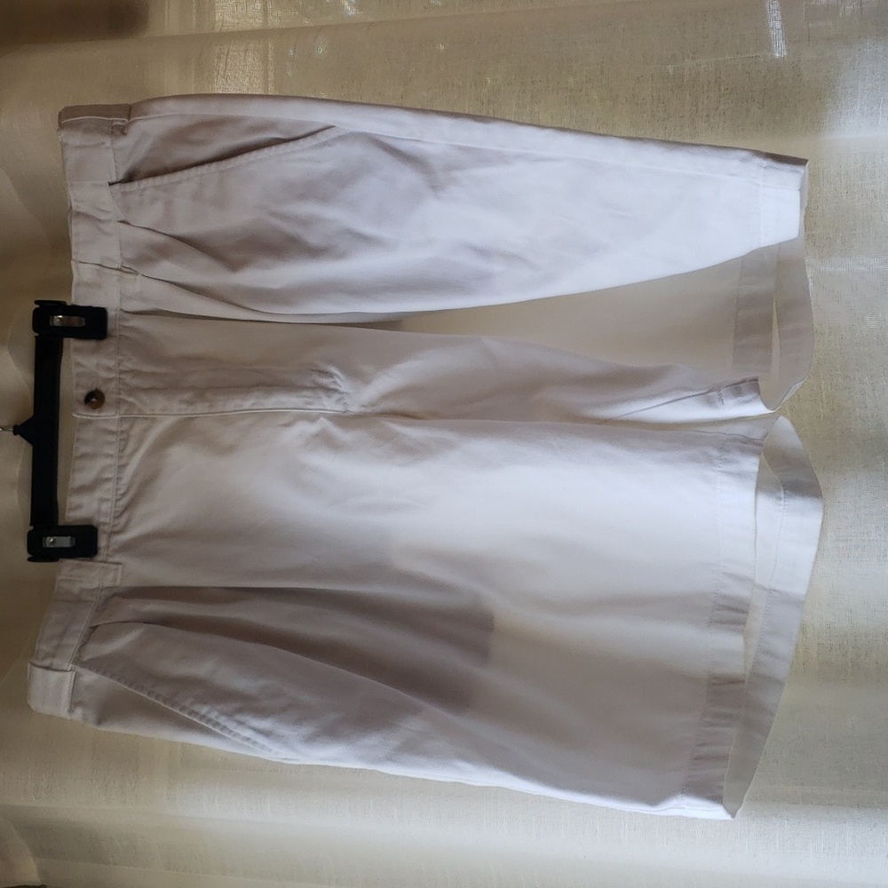 White shorts by Geoffrey Beene
